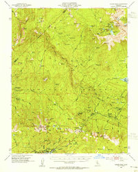 Kaiser Peak 1953 topographic map thumbnail