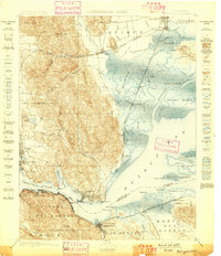 Karquines 1898 topographic map thumbnail