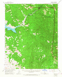 Kaweah 1957 topographic map thumbnail