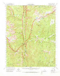 Kern Peak 1956 topographic map thumbnail