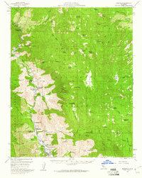 Kernville 1956 topographic map thumbnail