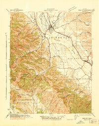 King City 1939 topographic map thumbnail