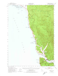 Klamath 1952 topographic map thumbnail