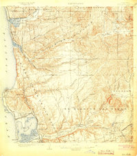 La Jolla 1903 topographic map thumbnail