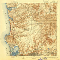 La Jolla 1903 topographic map thumbnail