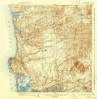 La Jolla 1903 topographic map thumbnail