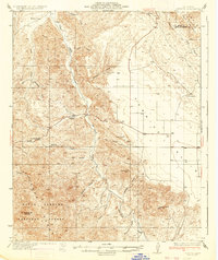 La Panza 1936 topographic map thumbnail