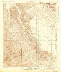 La Panza 1936 topographic map thumbnail