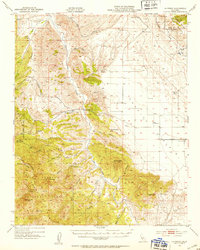 La Panza 1952 topographic map thumbnail