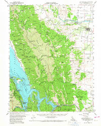 Lake Berryessa 1959 topographic map thumbnail