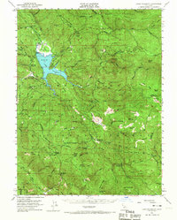 Lake Pillsbury 1951 topographic map thumbnail