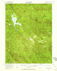 Lake Pillsbury 1951 topographic map thumbnail
