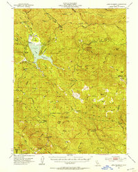 Lake Pillsbury 1951 topographic map thumbnail