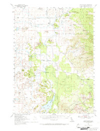 Lake Shastina 1954 topographic map thumbnail