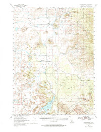 Lake Shastina 1954 topographic map thumbnail