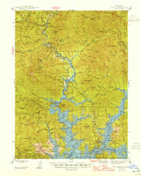 Lamoine 1946 topographic map thumbnail