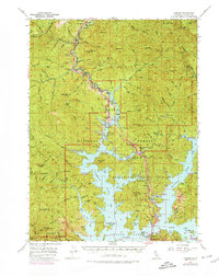 Lamoine 1969 topographic map thumbnail