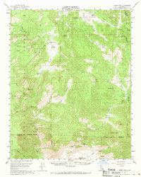 Lamont Peak 1956 topographic map thumbnail