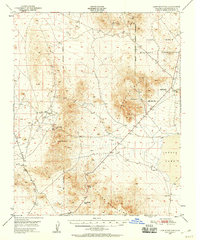 Lane Mountain 1948 topographic map thumbnail