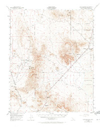 Lane Mountain 1948 topographic map thumbnail
