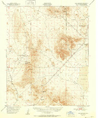 Lane Mountain 1951 topographic map thumbnail