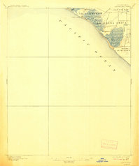 Las Bolsas 1896 topographic map thumbnail