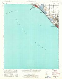 Las Bolsas 1941 topographic map thumbnail