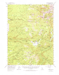 Lassen Peak 1956 topographic map thumbnail