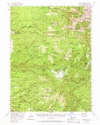 Lassen Peak 1956 topographic map thumbnail