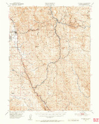 Laytonville 1951 topographic map thumbnail