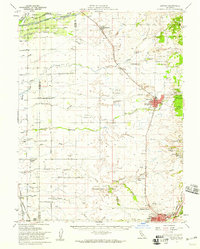 Lincoln 1953 topographic map thumbnail
