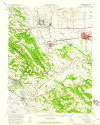 Livermore 1953 topographic map thumbnail