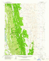 Lodoga 1960 topographic map thumbnail