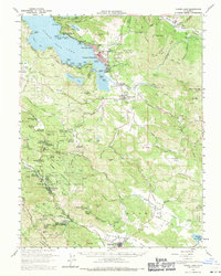 Lower Lake 1958 topographic map thumbnail