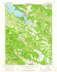 Lower Lake 1958 topographic map thumbnail