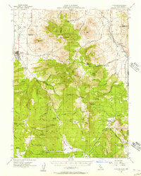 Loyalton 1955 topographic map thumbnail