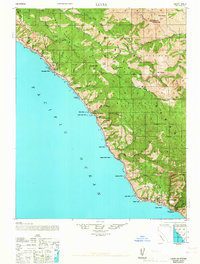 Lucia 1947 topographic map thumbnail