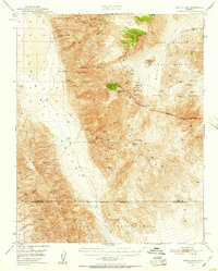 Manly Peak 1950 topographic map thumbnail