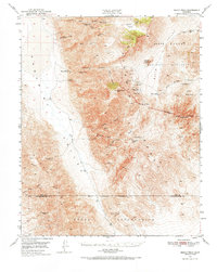 Manly Peak 1950 topographic map thumbnail