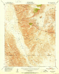 Manly Peak 1951 topographic map thumbnail
