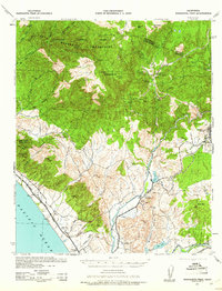 Margarita Peak 1941 topographic map thumbnail