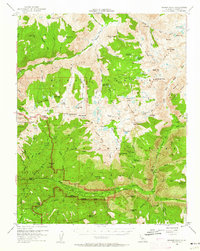 Marion Peak 1953 topographic map thumbnail
