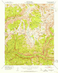 Marion Peak 1953 topographic map thumbnail