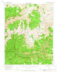 Marion Peak 1953 topographic map thumbnail
