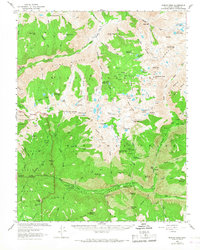 Marion Peak 1967 topographic map thumbnail