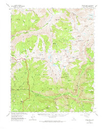 Marion Peak 1967 topographic map thumbnail