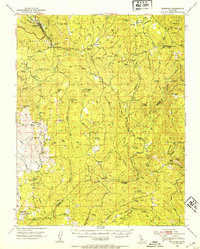 Mariposa 1947 topographic map thumbnail