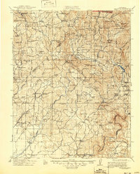 Mariposa 1912 topographic map thumbnail
