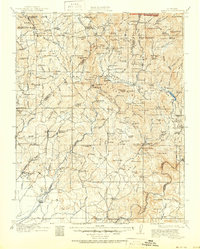 Mariposa 1912 topographic map thumbnail