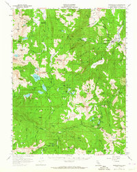 Markleeville 1956 topographic map thumbnail